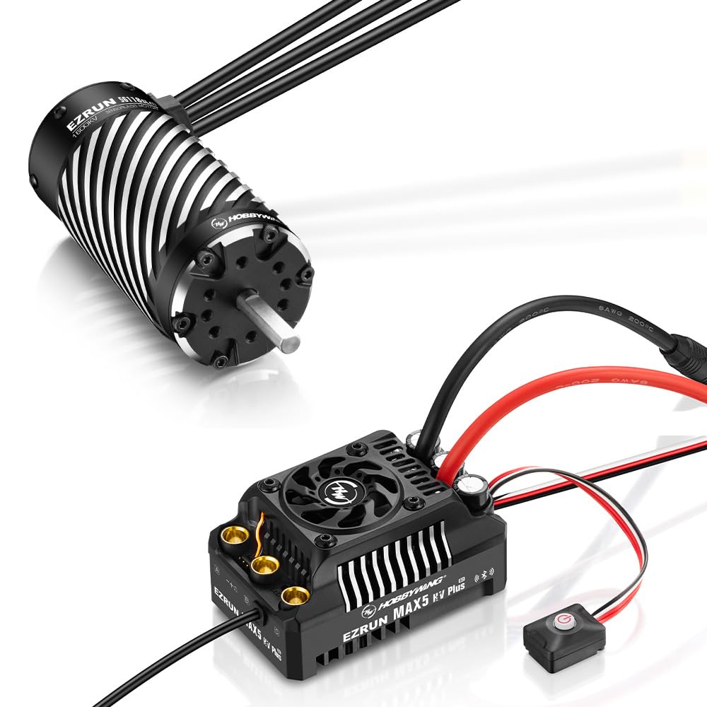 Amazon.com: HOBBYWING Combo MAX5 HV Plus G2 + 56118SL 1600KV G2